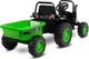 Toyz Traktor na akumulator z przyczepką Caretero Toyz Hector akumulatorowiec + pilot - zielony 6