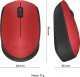 Mysz Logitech M171 czerwony (910-004641) 9