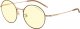 Okulary Gunnar GUNNAR Optiks Ellipse Computer-Brille - Amber Glas, schwarz/gold 2