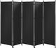 Shumee 5-panelowy parawan pokojowy 270 x 170 cm czarny NARNI 1