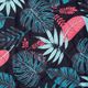 AquaWave Koc piknikowy 140x170cm ALADEEN pink leaves 4