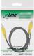 Kabel Intos RCA (Cinch) - RCA (Cinch) 0.5m żółty (89937B) 2