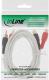 Kabel Intos RCA (Cinch) x2 - RCA (Cinch) x2 3m biały (89938U) 2