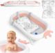 Ricokids Wanienka dla niemowląt z poduszką biało-różowa (RK-280) 1