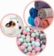 Ricokids Wanienka dla niemowląt z poduszką biało-różowa (RK-280) 15