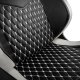 Fotel Noblechairs EPIC z prawdziwej skóry - czarny/biały/czerwony (GAGC-034) 7