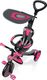 Globber Rowerek 4w1 trójkołowy / biegowy / wózek Explorer Trike Fuchsia 632-110-2 2