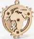 EcoWoodArt EWA Drewniane Puzzle 3D Mały Globus 2