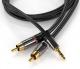 Kabel PremiumCord Jack 3.5mm - RCA (Cinch) x2 3m czarny (kjqcin3) 2