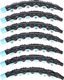 HMS Hhp006 Black-blue Hula Hop Masujący Z Magnesami 98cm Hms 3