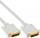 Kabel InLine DVI-D - DVI-D 2m biały (17772W) 1