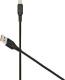 Kabel USB Denmen USB-A - Lightning 1 m Czarny (29350) 3