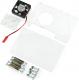 Gravlaser Obudowa do Raspberry Pi 4B/3B+/3B/2B otwarta z wentylatorem - przezroczysta 4