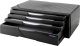4World Exponent World Organizer A4R pod drukarki, MFP oraz monitory (czarny, 4 szuflady 2