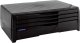 4World Exponent World Organizer A4R pod drukarki, MFP oraz monitory (czarny, 4 szuflady 4