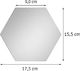 Aptel AG543D PANELE ŚCIENNE LUSTRA AKRYLOWE 17,5x15,5cm DEKORACJA 12szt 3