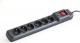 Listwa zasilająca Armac Multi M6 przeciwprzepięciowa 6 gniazd 2.5 m czarna (M6/25/CZ) 2