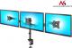 Maclean Uchwyt biurkowy na 3 monitory 13" - 27" (MC-691) 2