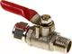 Aquafilter Mosiężny zawór kulowy 1/4" pod przewód x 1/4" GZ SEWBV1414 1