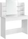 ModernHome Toaletka kosmetyczna nowoczesna duże lustro półki ModernHome 4
