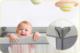 Ricokids Łóżeczko turystyczne + materac + torba 125 x 65 x 78 cm RK-240 jasno szare 5