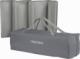 Ricokids Łóżeczko turystyczne + materac + torba 125 x 65 x 78 cm RK-240 jasno szare 9