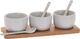 Excellent Houseware Miseczki na dipy do serwowania sosów z łyżeczkami 3