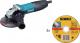 Szlifierka Makita Szlifierka GA5030R / + 3x Dewalt tarcza do stali nierdzewnej 1