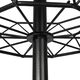 Vilde Koszyk na owoce i warzywa kosz metalowy czarny miska 2-poziomowy loft 43 cm 6