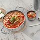 Orion Garnek stalowy z powłoką nieprzywierającą premium COOKCELL ORION 26 cm 7 l 6