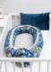 Sensillo KOKON VELVET 80x45 PAPUGI NIEBIESKI /8779 5