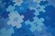 Dywany Łuszczów Dywan dziecięcy PUZZLE niebieski koło, koło 100 cm 4