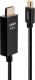 Kabel Lindy DisplayPort Mini - HDMI 3m czarny (40923) 1
