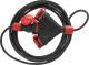 Plastrol Przedłużacz budowlany X3 przewód w oponie gumowej 3-gniazda z/u 10m H05RR-F (W-01172) 8