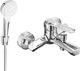 Mexen Mexen Sabre R05 bateria wannowa z zestawem prysznicowym, chrom - 7213R05-00 1