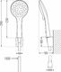 Mexen Mexen Sabre R74 bateria wannowa z zestawem prysznicowym, chrom - 7213R74-00 3