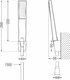 Mexen Mexen Sabre R72 bateria wannowa z zestawem prysznicowym, chrom - 7213R72-00 3