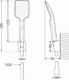 Mexen Mexen Fabia DF62 bateria prysznicowa z zestawem prysznicowym, czarna- 74654DF62-70 3