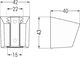 Mexen Mexen uchwyt prysznicowy chrom - 79353-00 2
