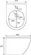 Bidet Mexen Mexen Lena bidet wiszący, czarny - 35224870 2