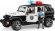 Bruder Jeep Wrangler Unlimited Rubicon policyjny z figurką policjanta (02526) 1
