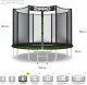 Trampolina ogrodowa Zipro Jump Pro z siatką zewnętrzną 8FT 252cm 9