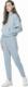 4f Bluza damska H4L22-BLD031 Jasny niebieski r. S 3