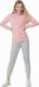 4f Bluza damska H4L22-BLD351 Pudrowy koral r. L 3