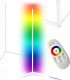 Mozos Mozos Stelaż do biurka czarny z elektryczną regulacją wysokości EDF-PRO-BK + Lampa podłogowa narożna LC-RGB LED biała 36