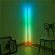 Mozos Mozos Stelaż do biurka czarny z elektryczną regulacją wysokości EDF-PRO-BK + Lampa podłogowa narożna LC-RGB LED czarna 29