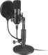 Mikrofon Mozos Mikrofon Mozos USB MKIT-900PRO Gamer + Ramię statyw mikrofonowy czarny 80 cm SB41 5