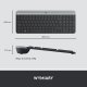 Klawiatura + mysz Logitech MK470 Slim (920-009204) + Brio 100 (960-001585) 5