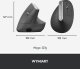 Mysz Logitech MX Vertical Ergonomic (910-005448) + MX Keys S Bezprzewodowa Graphite US (920-011587) 7