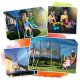 Trampolina ogrodowa Neo-Sport NS-12C201 z siatką wewnętrzną 12.5 FT 374 cm 5